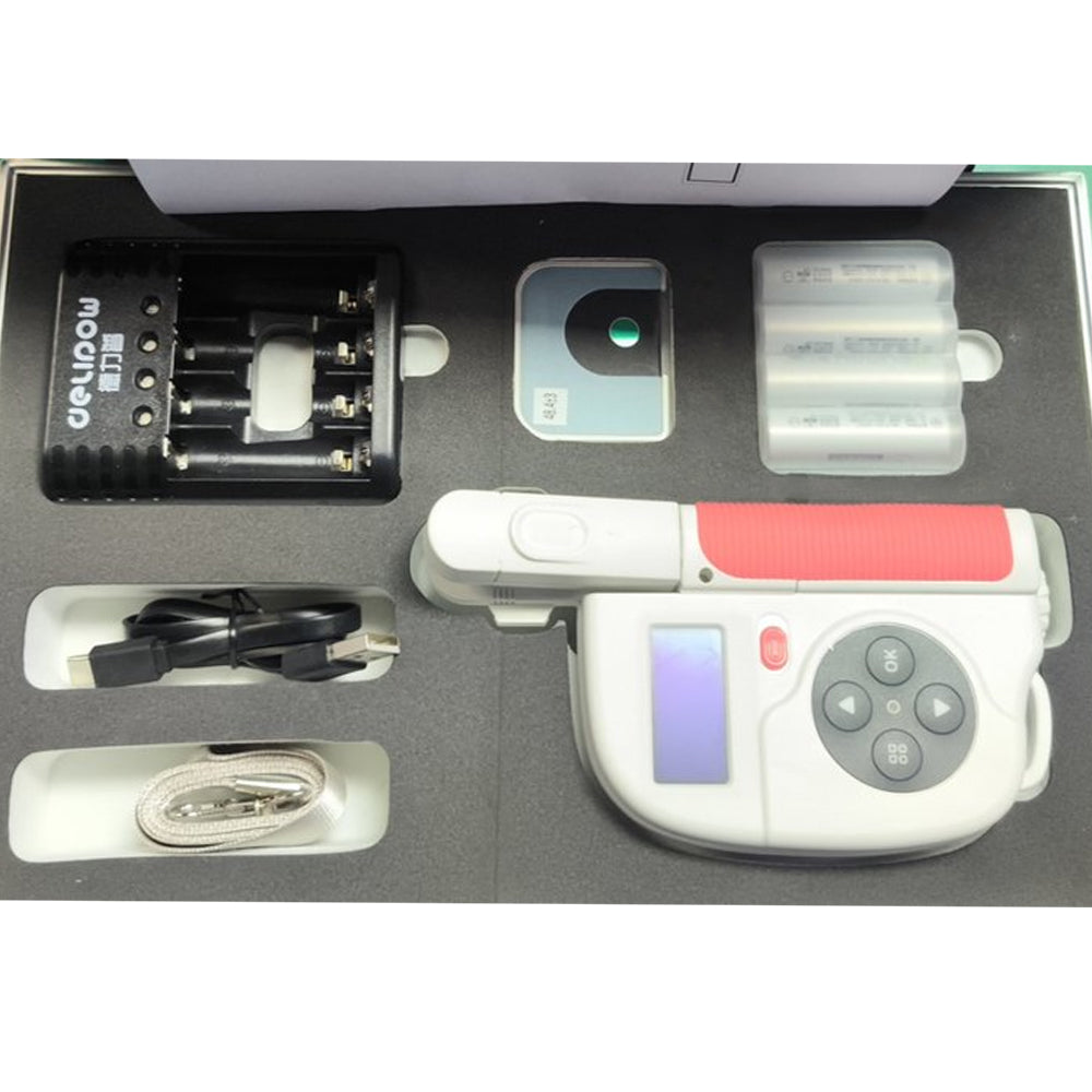 VTSYIQI Plant Nutrition Tester Chlorophyll Concentration Meter with Measurement Range Chlorophyll 0.0-99.9SPAD Leaf Temperature -10-99.9℃ Measurement Accuracy Chlorophyll ± 1.0 SPAD Leaf surface Temperature ±0.5℃