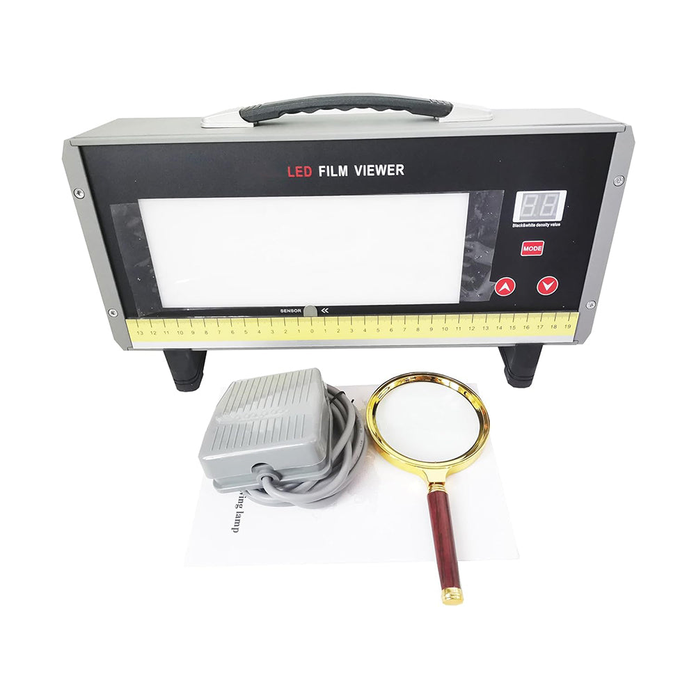 VTSYIQI X Ray Radiography Film Viewer Digital Led X Ray Film Viewer High Intensity Portable Industrial Ndt Led Film Viewer with Maximum Brightness 193000 Cd/M2 600000 Lux 220mm×80mm for Ndt Testing