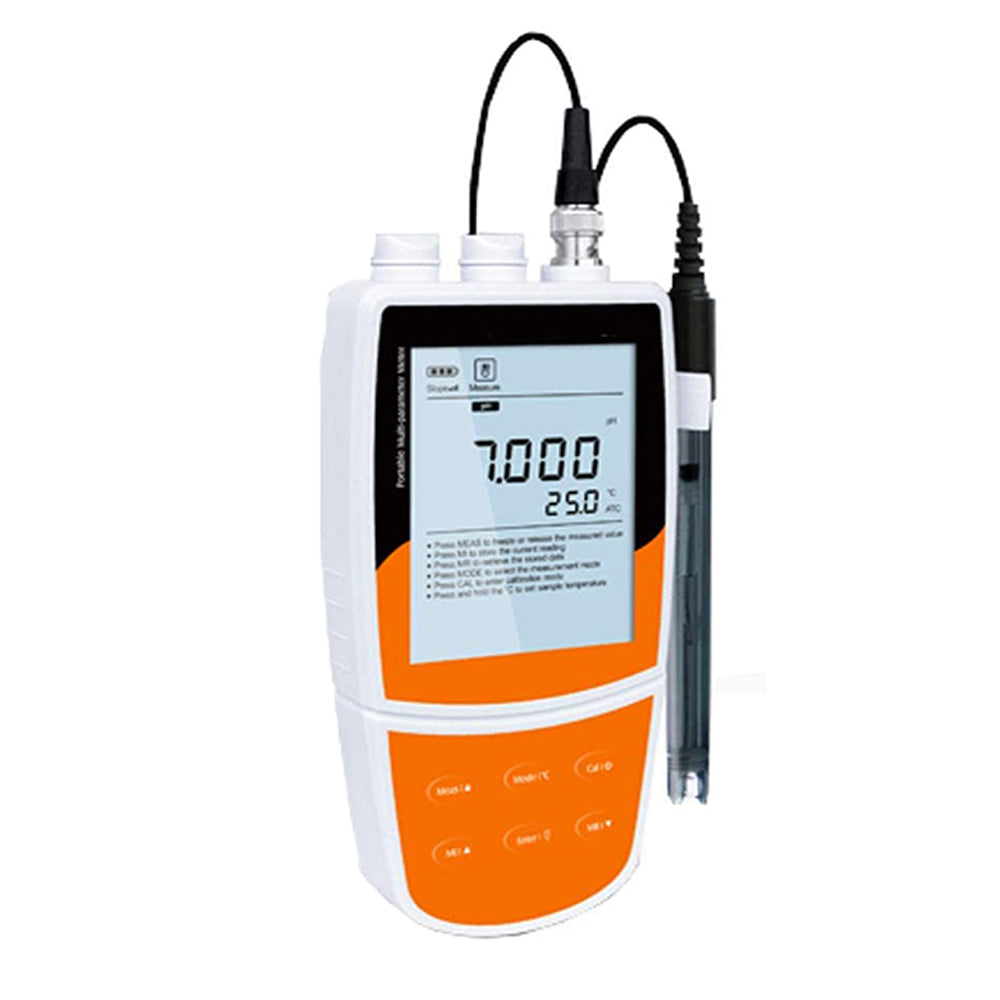 VTSYIQI Multiparameter Water Quality Meter Water Quality Analyzer Water Quality Meter with Conductivity Standard Solutions Range -2.000 to 20.000 pH for Measuring PH,Oxidation Reduction Potential,Conductivity,TDS,Salinity,Resistivity