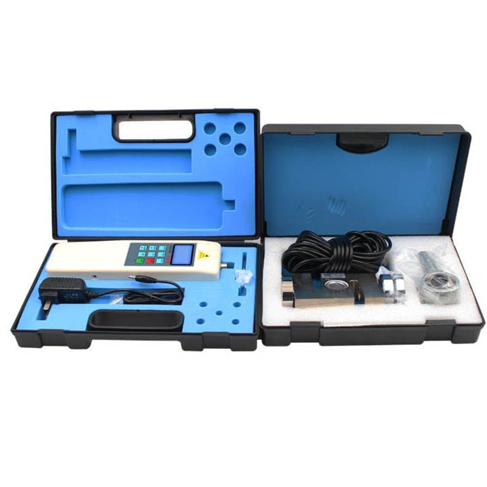 VTSYIQI Push Pull Meter Digital Push Pull Tester with Load Division Value 0.01KN 0.001Kkg 0.001Klbs Data Storage Function Data Output Function Peak Load Value 20000N 2000KG 4400LB High Precision High Resolution