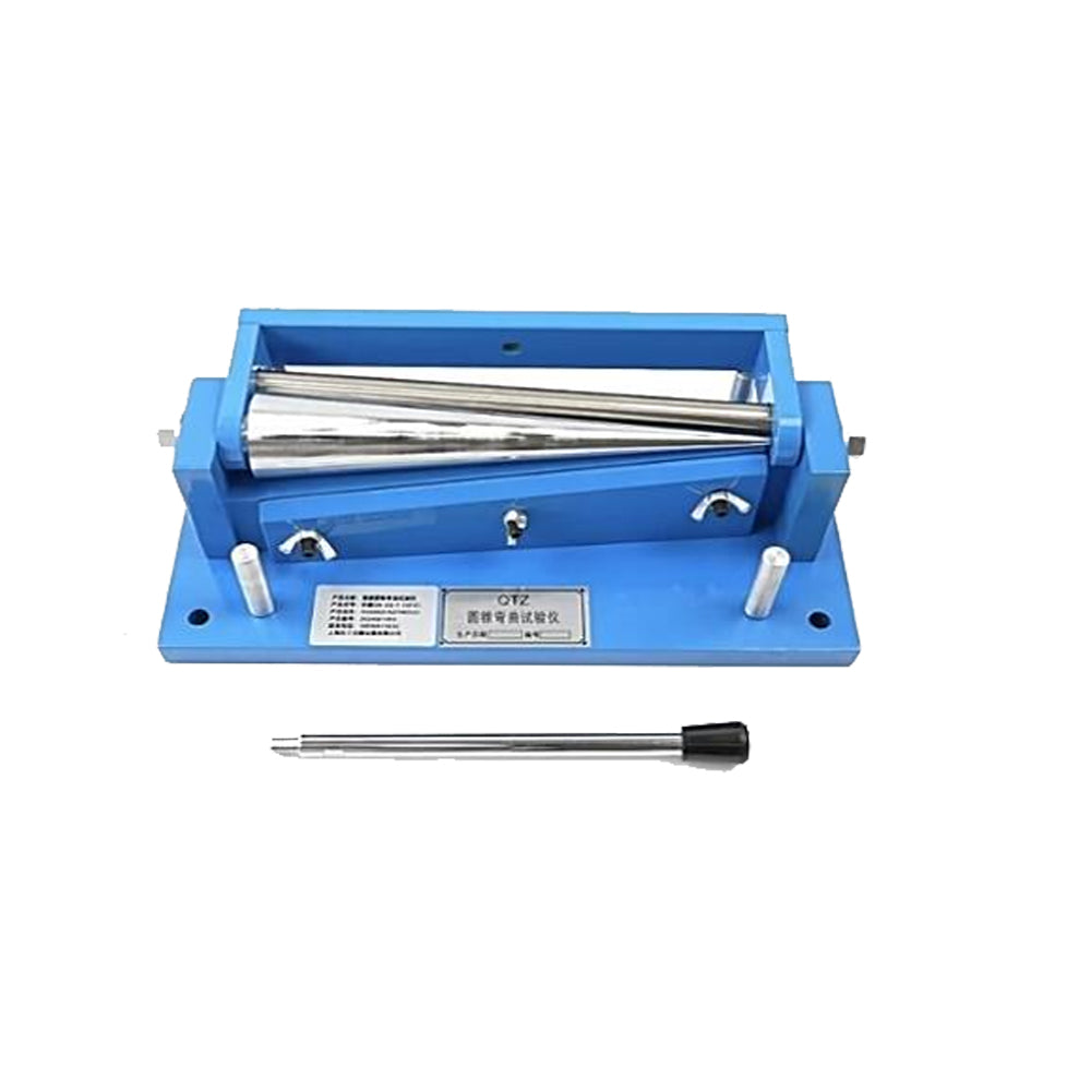 VTSYIQI Cone Axis Bend Tester Paint Film Flexibility Bending Instrument with Drying and Drying Conditions The Specimen Plate is Left at 23+2°C and a Relative Temperature of 50+5% for At Least 16h for the Warping Test