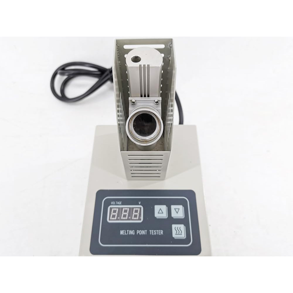 VTSYIQI Melting Point Tester Melting Point Device with Accuracy ±1.0℃ Melting Point Test Range (50-300)°C Ambient Temperature (15-35)°C for Test the Melting Point of Reagents Fragrances Dyes and Other Organic Crystalline Substances