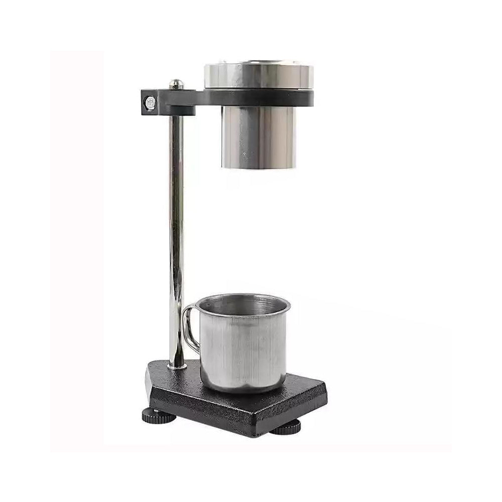 VTSYIQI Ford Viscosity Cup NO.6 Aluminium Viscosity Measuring Cup with Stand Measuring Range 200-1300cSt Cup Volume 100±1ml Hole Diameter 6mm Outflow Time 20-105 sec