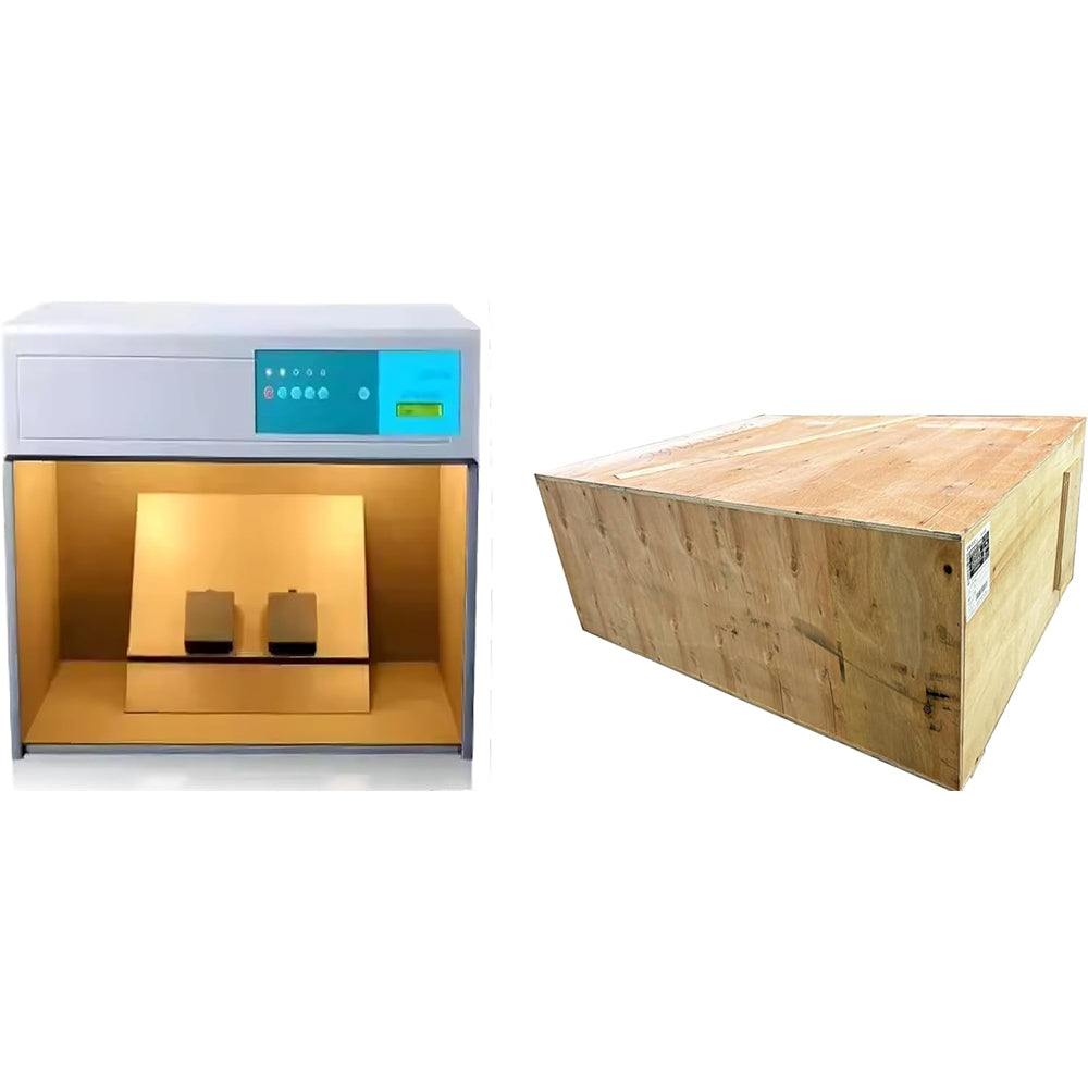 VTSYIQI 4 Color Assessment Cabinet Box Color Light Booth Color Matching Cabinet with 4 Light Booth D65 TL84 UV F ASTM D1729 ISO3664 Voltage 110V or 220V for the Graphic Arts Photographic Textile Dyeing Packaging Printing Leather Inks etc