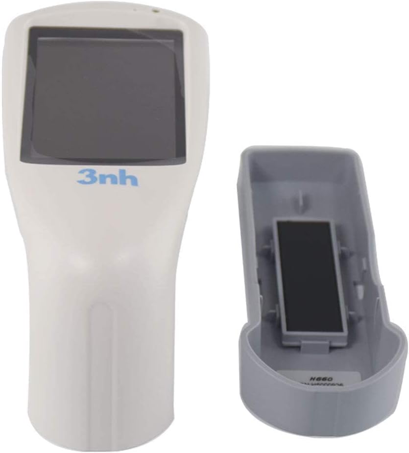 VTSYIQI Single Angle Gloss Meter 60 Degree Gloss Meter with Display 5 Sets Of Measurement Data Measuring Area (mm) 9x15 Errors ±1.5 ±1.5% Measuring Range 0~300GU TFT 3.5 Inch Display Basic Mode Storage 1000 for Plastic Paper Hardware Industries Etc