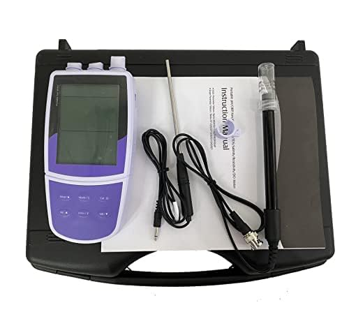 VTSYIQI Calcium Ion Meter Handheld Ca Ion Concentration Tester with Calibration Fluid Range 0.02 to 40100 ppm Range ±1999.9 mV Accuracy ±1% F.S. USB Communication Interface Store 500 Sets of Data