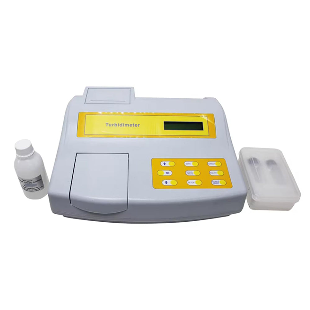 VTSYIQI Beer Turbidity Meter Beer Turbidimeter White Light Turbidity Meter Tester with Turbidity Calibration Solution Kit Range 0 to 100 EBC Minimum Value 0.01 EBC for Analyzing Liquor Turbidity