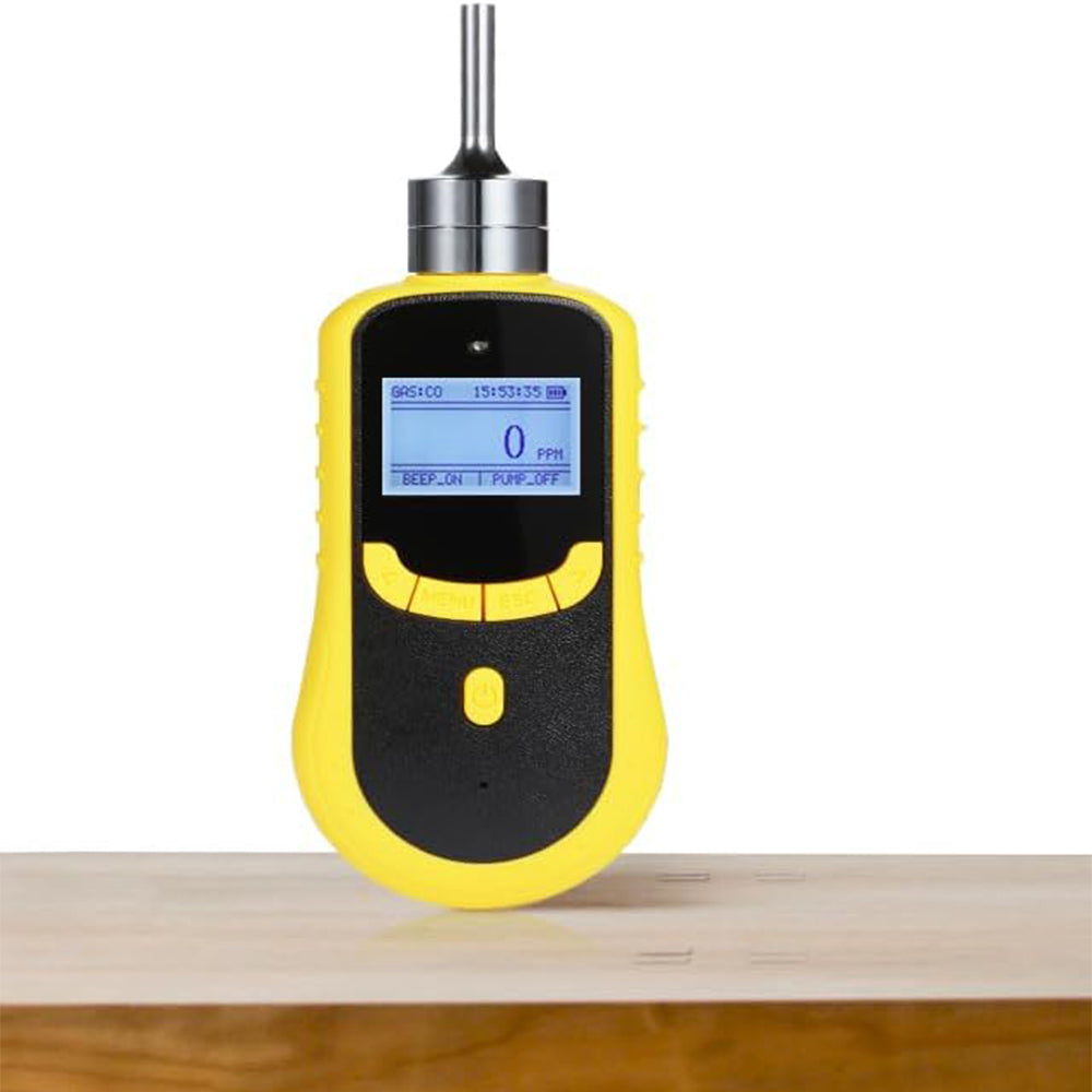 VTSYIQI Hydrogen Gas Leak Detector Hydrogen Gas Alarm with Measuring Range 0-2000PPM Resolution 1PPM Built-in Micro Sampling Pump Data Logging Function Accuracy ≤±3% FS