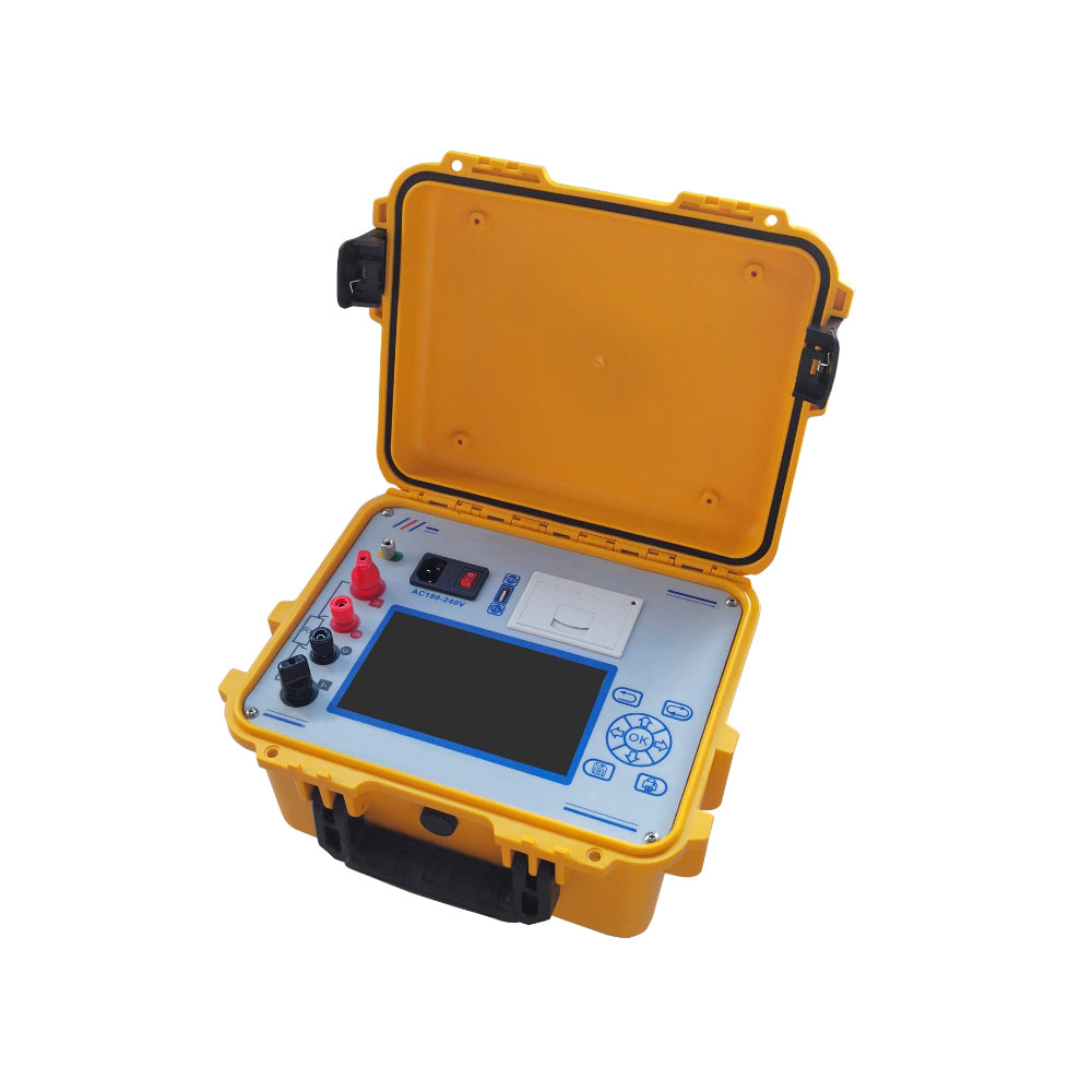 VTSYIQI Transformer DC Resistance Tester Meter with Output Current 20A, 10A, 5A, 1A, 200mA, 100mA, ≤ 10mA Measuring Range 0.001 Ω to 20KΩ Resolution 0.1 μΩ for Mesuring the DC Resistance of Various Transformers