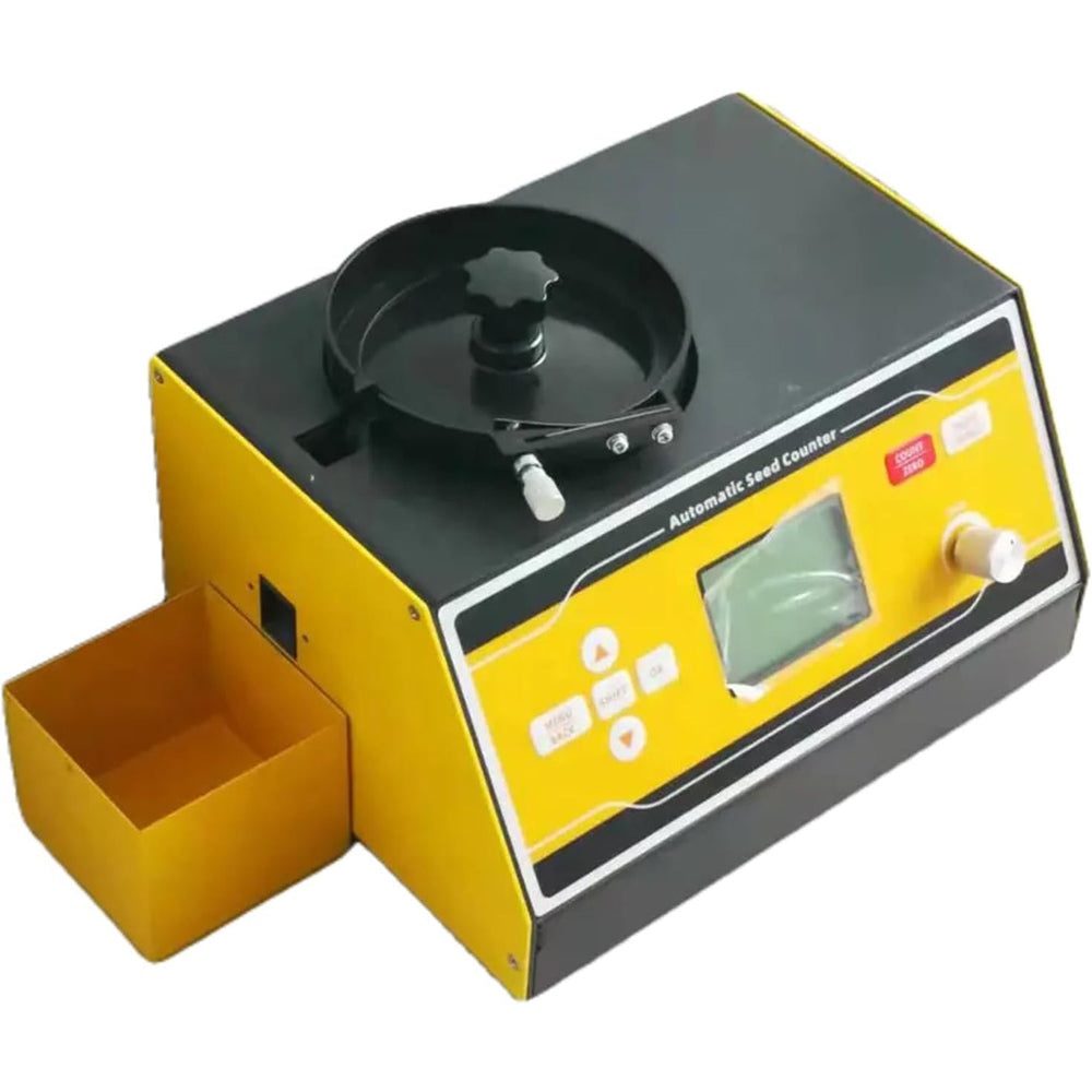 VTSYIQI Seed Counter Seed-Counting Machine Seed Particle Counter with Count Range 1-12mm Count Speed ≥1000 /3min (Sesame) Count Accuracy ±2‰ Counting Range 1~99999 Free Count and Bulk Count Modes
