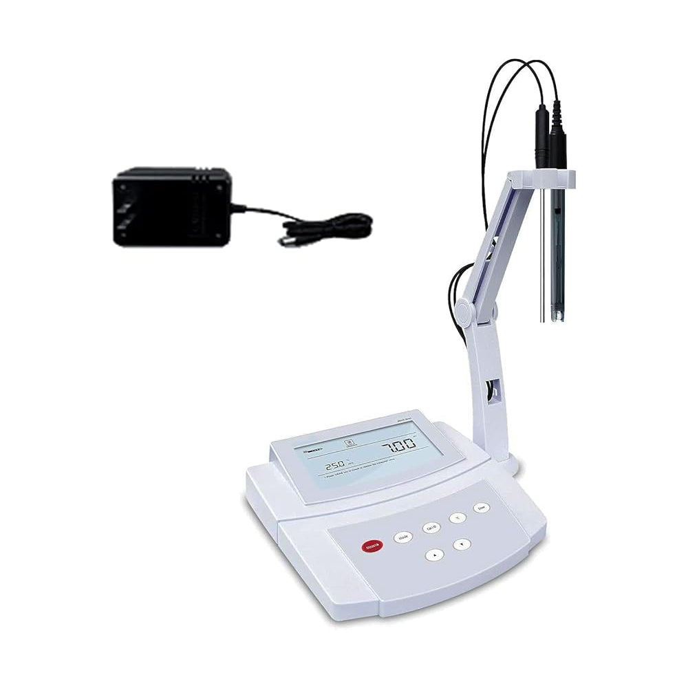 VTSYIQI Benchtop pH Meter Labrorary pH Meter with ORP Range -1999.9 to 1999.9 mV Resolution 0.1/1 mV Selectable Accuracy ±0.2 mV pH Range -2.000 to 20.000 pH Auto-read Function USB Communication Interface TP-10K Temperature Probe