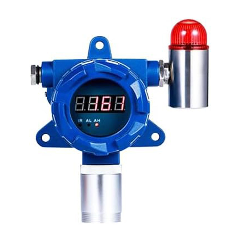 VTSYIQI Cl2 Chlorine Gas Detector Chlorine Gas Concentration Test with Measuring Range 0-20ppm Resolution 0.01ppm Standard 4-20mA and RS485 Output Installation Type Wall Mounted Sound & Light Alarm