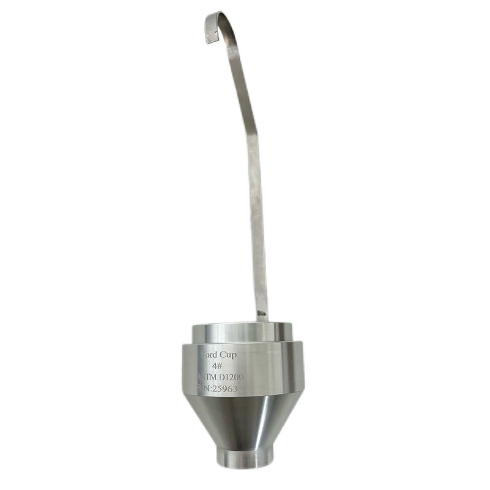 VTSYIQI Portable Viscosity Cup NO.4 Fordcup Ford Viscosity Cup for Testing Thicker Fluids and Mixtures with Hole Diameter 4.10 mm Measuring Range 70-370 CST ASTM D 1200 Standard