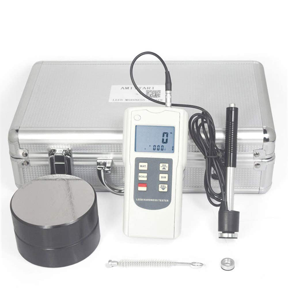 VTSYIQI Portable Leeb Hardness Tester Gauge Durometer with Range 200 to 900 HLD Transform Between HL HRC HRB HB HV HS Hardness Meter