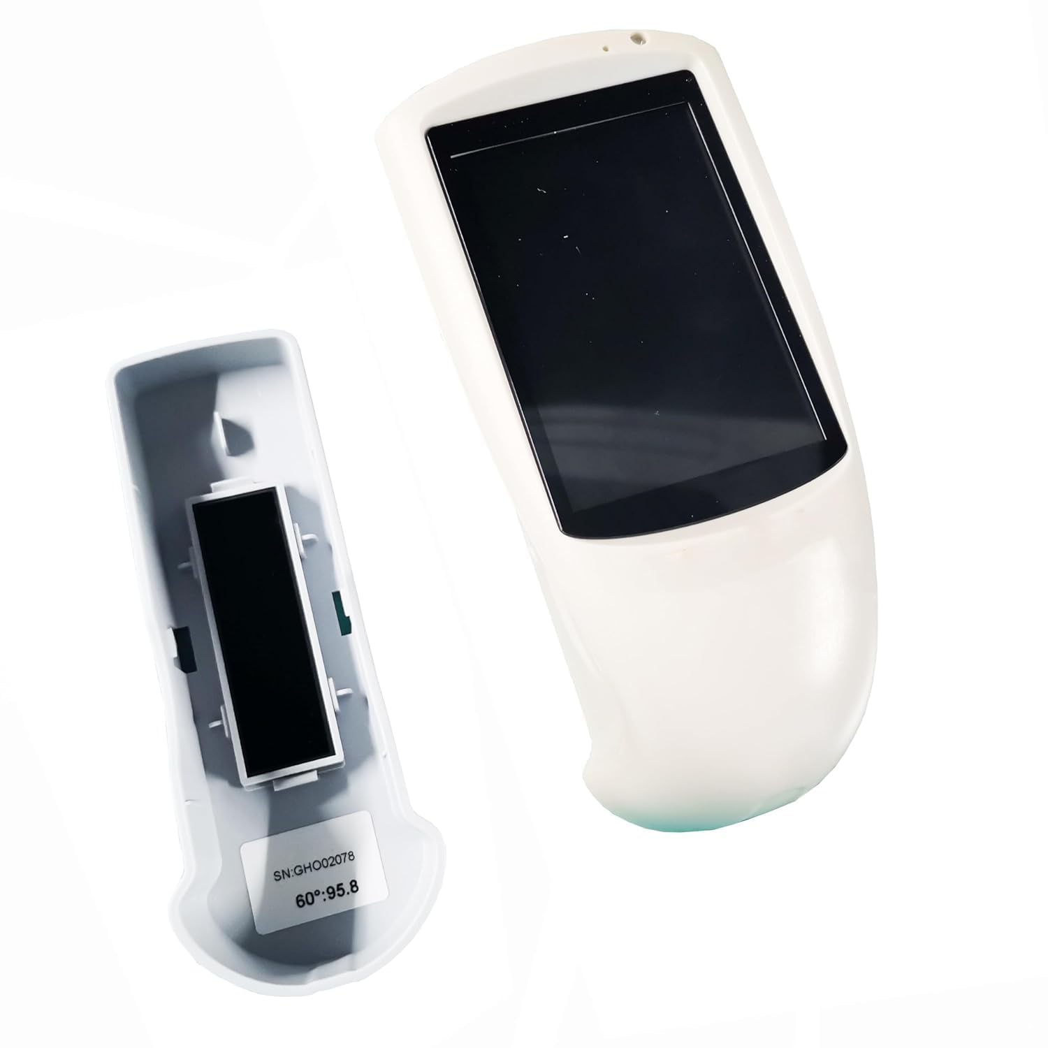 VTSYIQI 60 Degree Gloss Meter Handheld Glossmeter with Measuring Range 0~300GU Measuring Time 0.5s Measuring Area (mm) 9x15 for Paint Ink Stoving Varnish Coating Wood Products Etc