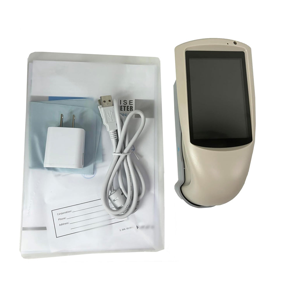 VTSYIQI 60° Gloss Meters Digital Glossmeter with Measuring Area (mm) 9x15 Repeatability ±1GU Errors ±1.5 ± 1.5% TFT 3.5 Inch Display Measuring Time 0.5s Display 3 Sets Of Measurement Data for Plastic Paper Hardware Industries Etc