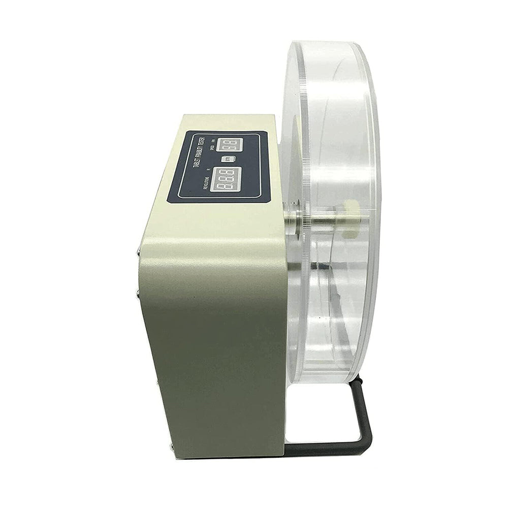 VTSYIQI Single Drum Friability Tester Tablet Friability Testing with Depth of Turntable Cylinder 39mm Drug Drop Height 156MM Number of Turntable Cylinders 1 Inner Diameter of Turntable Cylinder Φ286mm