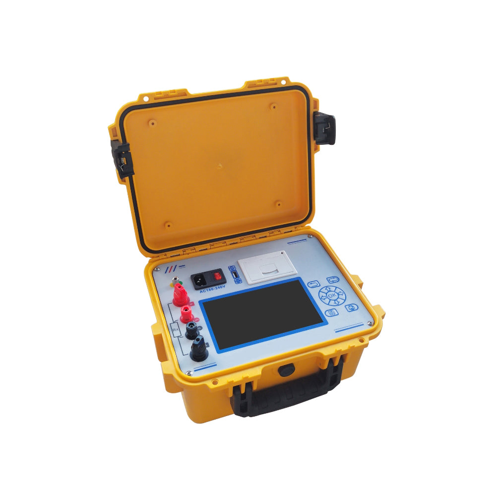 VTSYIQI Transformer DC Resistance Meter 20A Transformer Winding DC Resistance Tester with Resolution 0.1 μΩ Accuracy 0.2% Measuring Range 0.001 Ω to 20KΩ Output Current 20A, 10A, 5A, 1A, 200mA, 100mA, ≤ 10mA