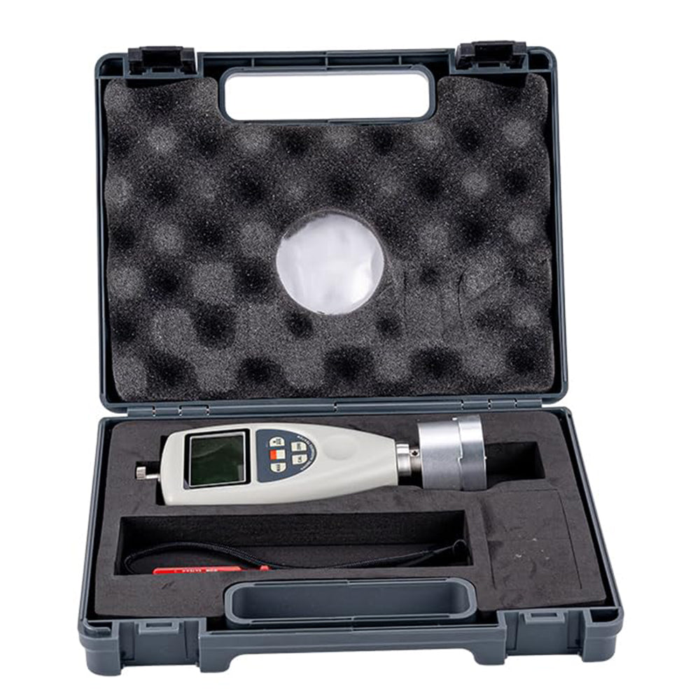 VTSYIQI Portable Textile Hardness Tester Yarn Package Durometer with Indenter Ball 5mmΦ Display Range 0~100H Testing Range 10~90H Test Pressure Approx. 12.5N Scale Diameter 1mm Working Face Flat 45mmΦ Measuring Spring Force 0.55~8.065N