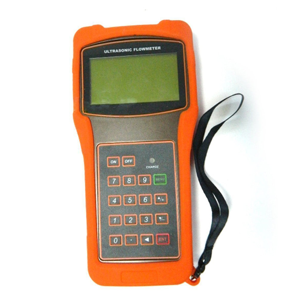 VTSYIQI Handheld Digital Handheld Ultrasonic Liquid Flow Meter Flowmeter With DN50~DN1000mm Working Temperature Range -40℃ to 160℃ Degree