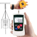 Dynamomètre Numérique SF-500 500N - Portable, Batterie Lithium, 3 Unités (N, Kg, Lb) - Précision ±0.5%, Prise UE - 9