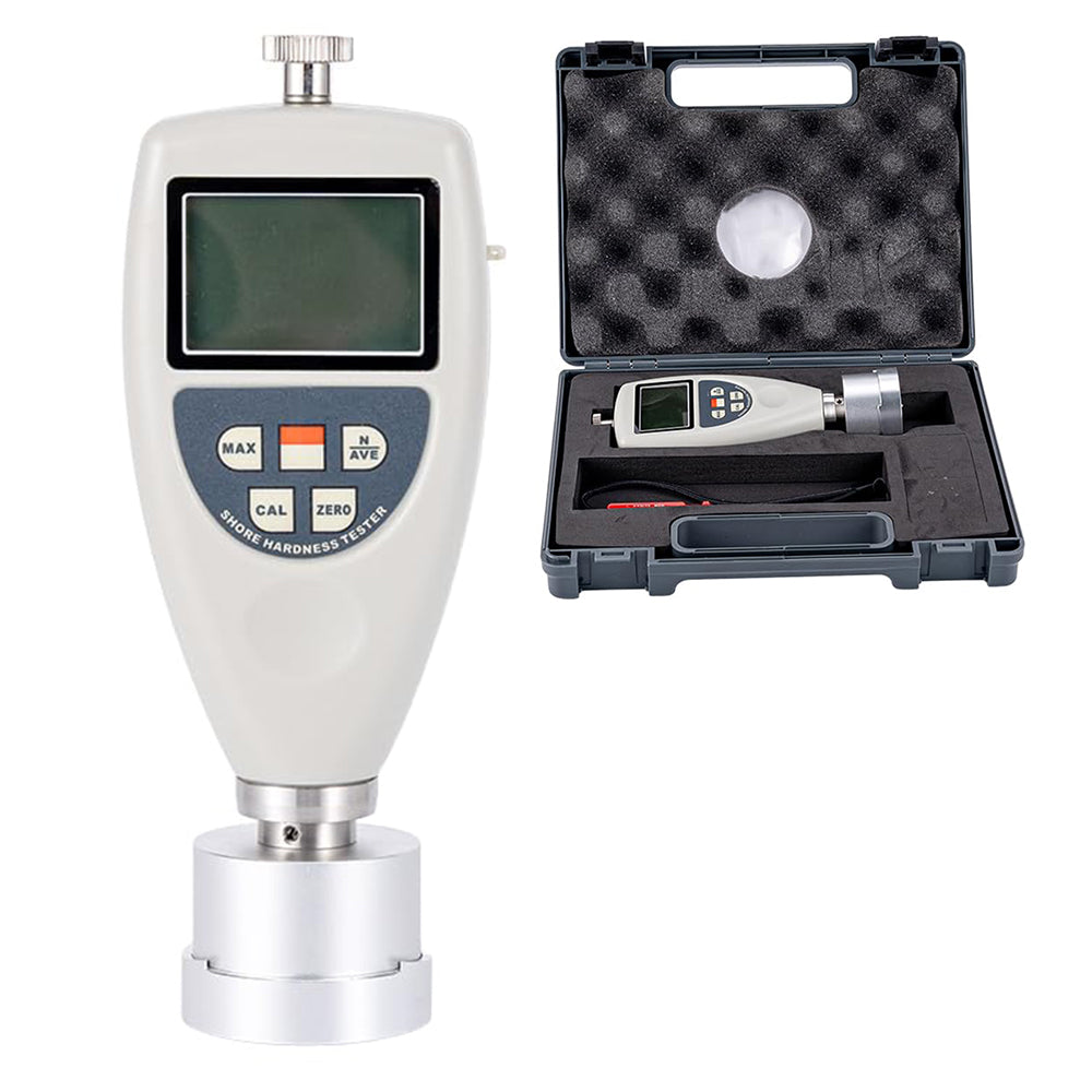 VTSYIQI Digital Textile Hardness Tester Handheld Textile Hardness Meter with Indenter Ball 10mmΦ Testing Range 10~90H Depth Of Indentation 0~2.5mm Measuring Spring Force 0.55~8.065N for Very Loosely Wound Bobbins of Thick Yarns