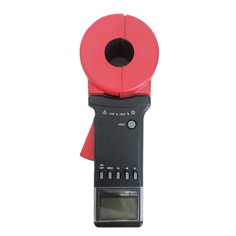 VTSYIQI Digital Ground Resistance Tester Ground Resistivity Tester with Data Storage 99 Groups Resistance Resolution 0.001Ω Resistance Range 0.010Ω~1200Ω Double Insulation for Earth Resistance Measurement