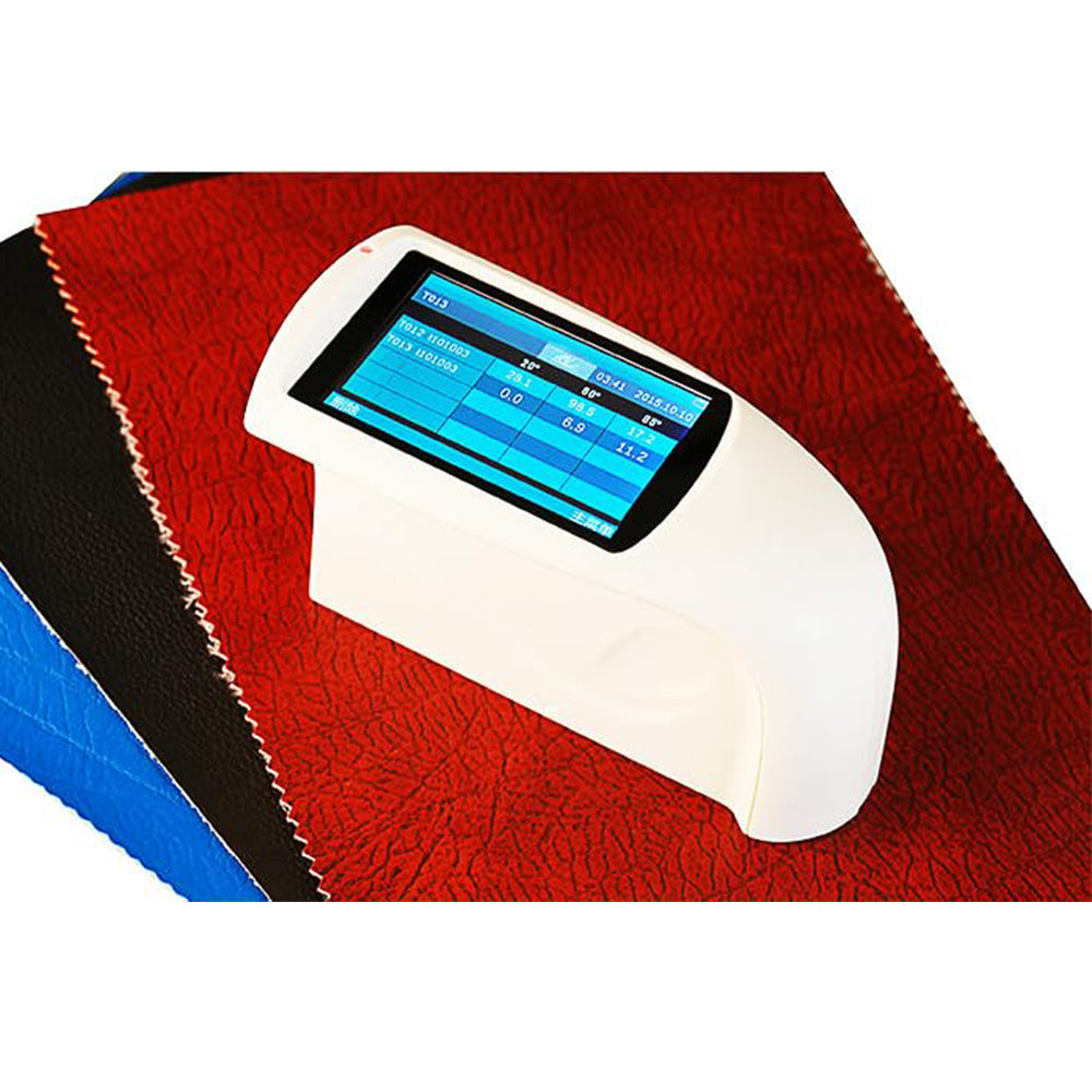 VTSYIQI Three Angle Gloss Meter Tri-angle Gloss Meter 20 60 85 with Connect to PC Display 5 Sets Of Measurement Data Good For Comparison Measuring Area (mm) 20°: 10x10 60°: 9x15 85°: 5x36 for Paint Ink Stoving Varnish Coating Wood Products Etc