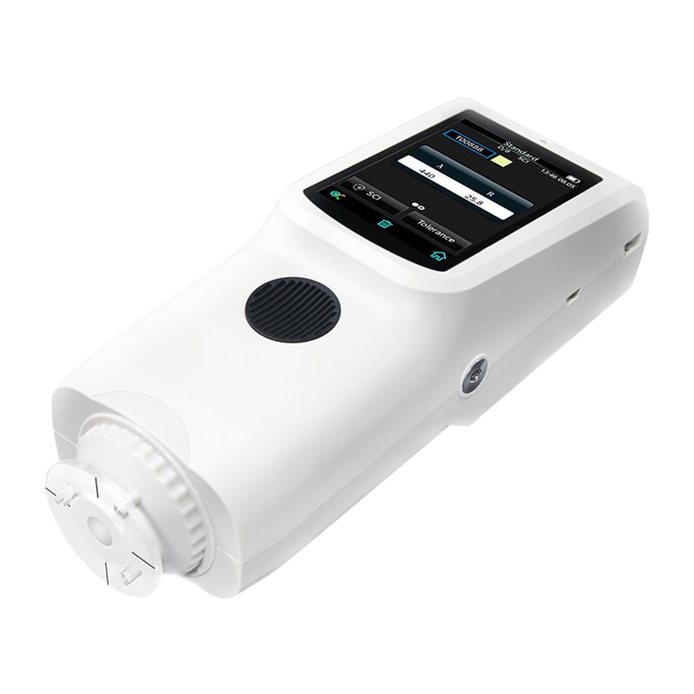 VTSYIQI Spectrophotometer Spectral Colorimeter with Planar Grating Method Aperture Ø8mm Repeatability ΔE*ab<0.1 Accuracy 0.1 Dual Row 24 Groups Sensor ASTM ISO Standard