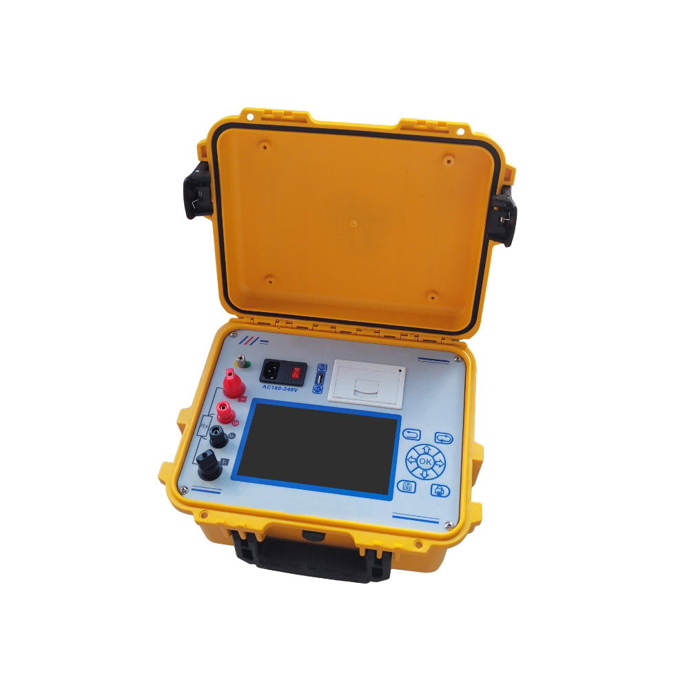 VTSYIQI 20A Transformer Winding DC Resistance Tester Transformer DC Resistance Meter with Measuring Range 0.001 Ω to 20KΩ Output Current 20A, 10A, 5A, 1A, 200mA, 100mA, ≤ 10mA Resolution 0.1 μΩ High-Speed ARM Control
