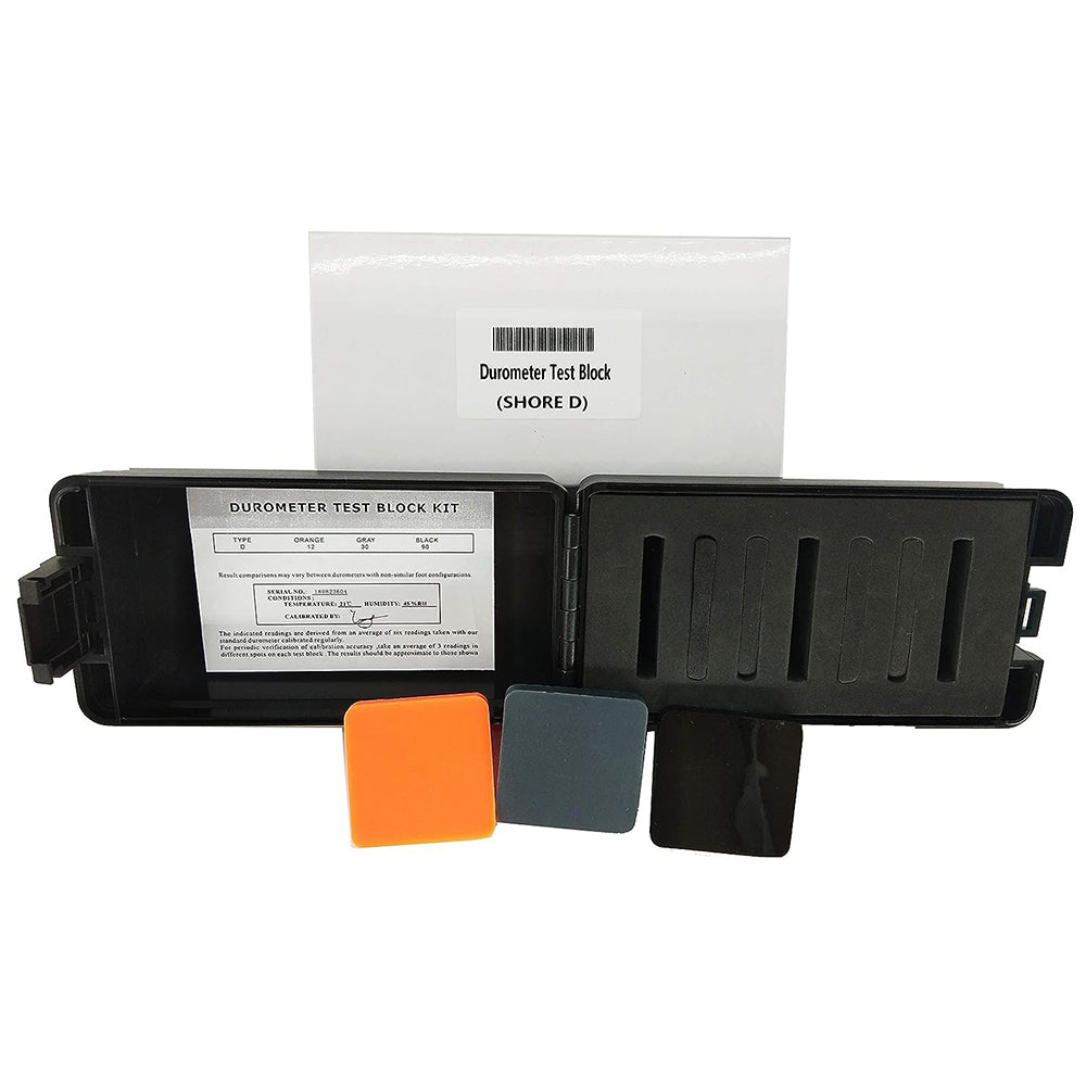 VTSYIQI Durometer Test Block for Shore D Durometers D Type Rubber Hardness Test Block Durometer Test Block Kit for Durometers Type D
