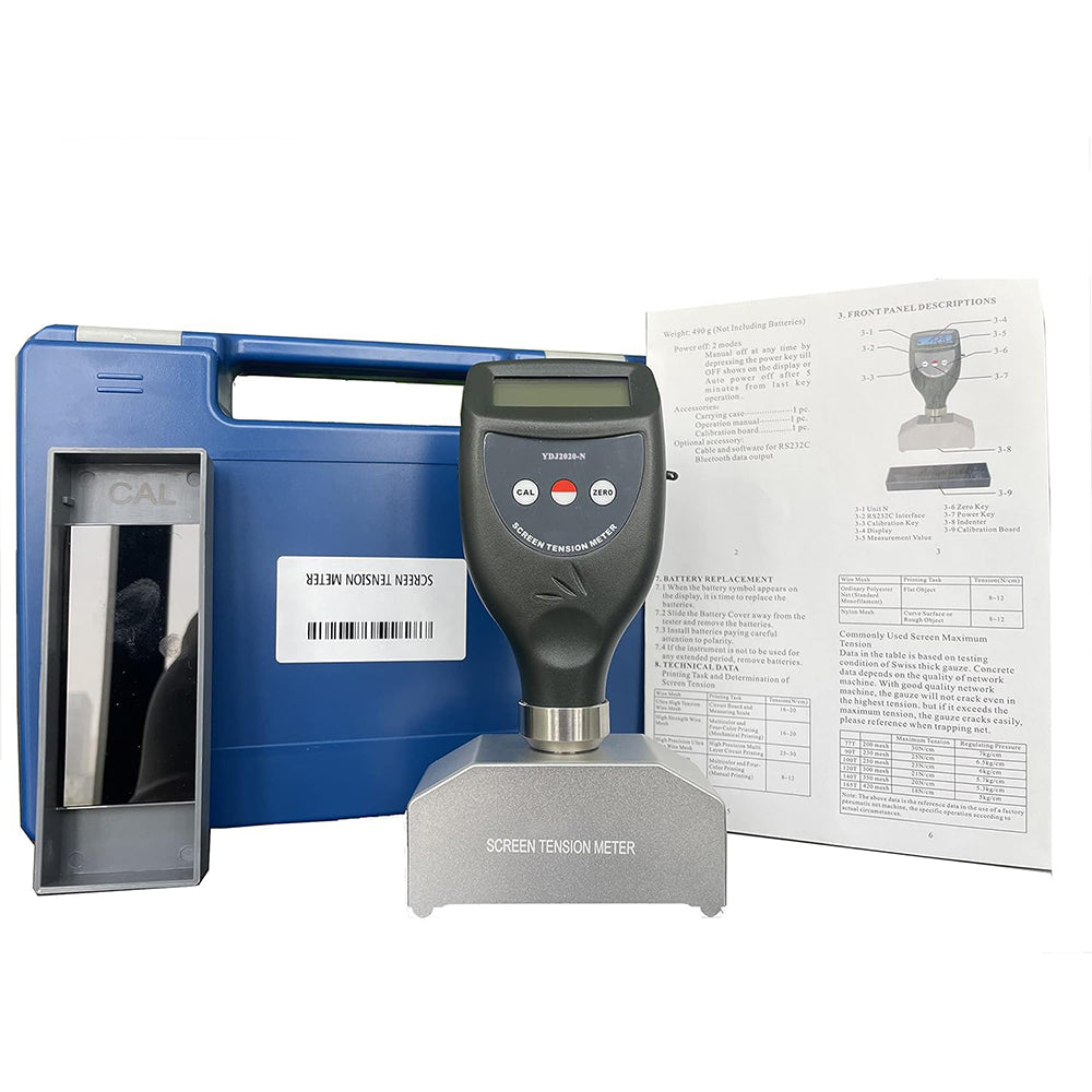 VTSYIQI Screen Tension Meter Lab Surface Tension Measuring Devices for Screen Steel Mesh Measurement