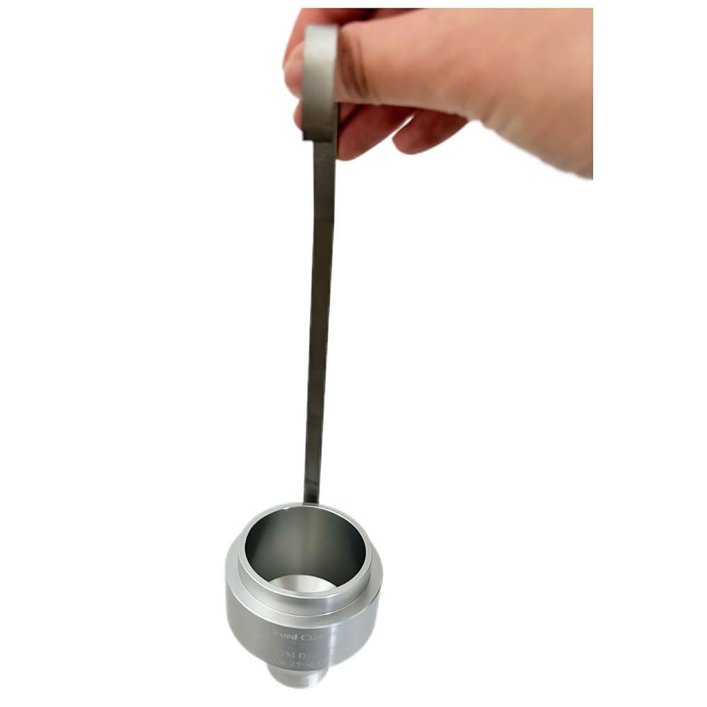 VTSYIQI Portable NO.6 Ford Flow Cup Viscosity Cup with ASTM D 1200 Standard Hole Diameter 6.00mm Maesurement Range 200-1300cSt Cup Volume 100±1ml