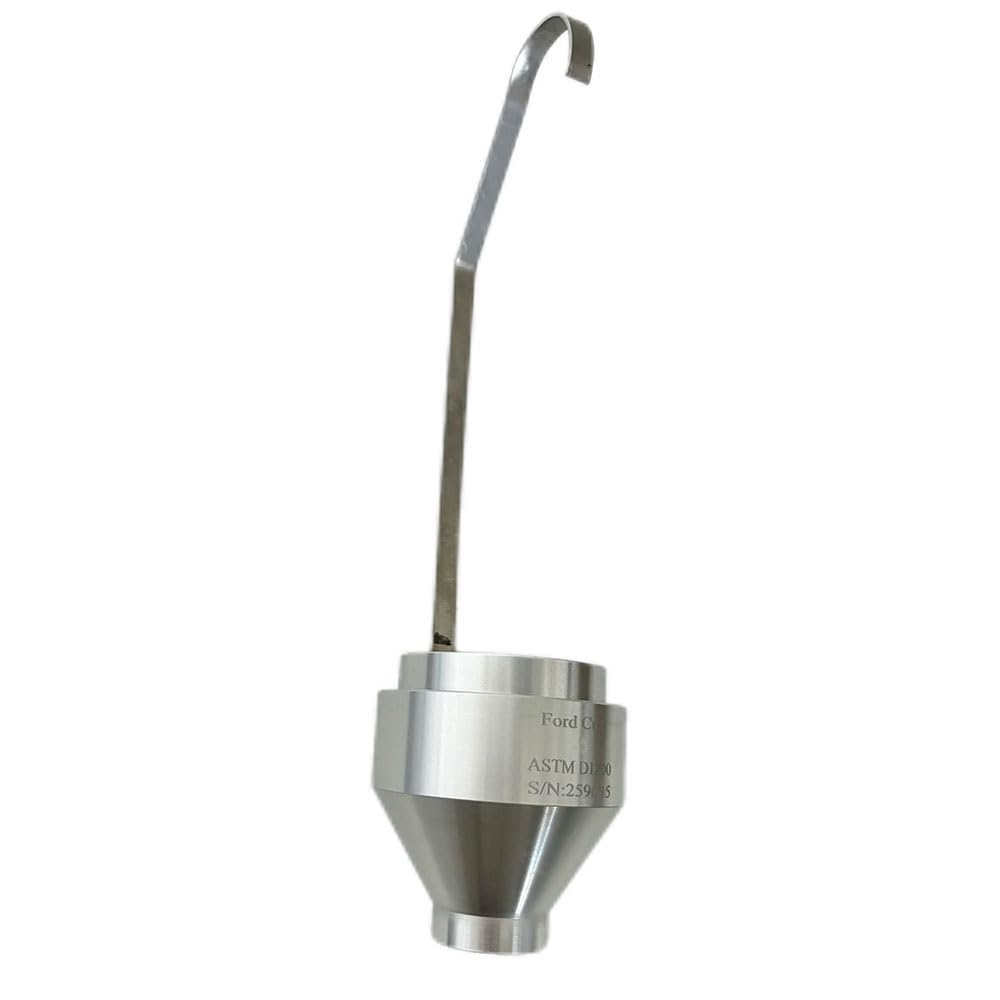 VTSYIQI Portable Ford Cup #2 Ford Flow Cup with Hole Diameter 2.80 mm Outflow Time 25-105 sec Measuring Range 25-120 CST Cup Volume 100±1ml