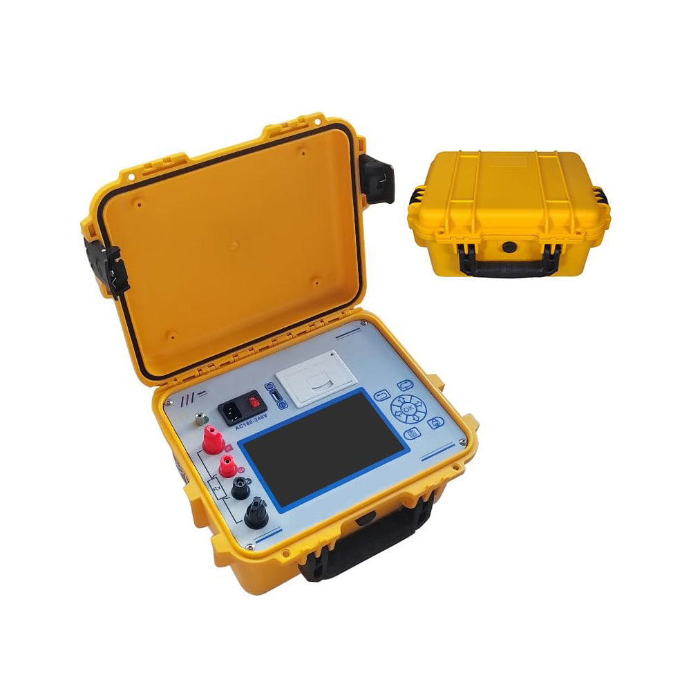 VTSYIQI 20A Transformer DC Resistance Tester Winding DC Resistance Testing Device for Mesuring the DC Resistance of Various Transformers with Output Current 20A, 10A, 5A, 1A, 200mA, 100mA, ≤ 10mA Measuring Range 0.001 Ω to 20KΩ