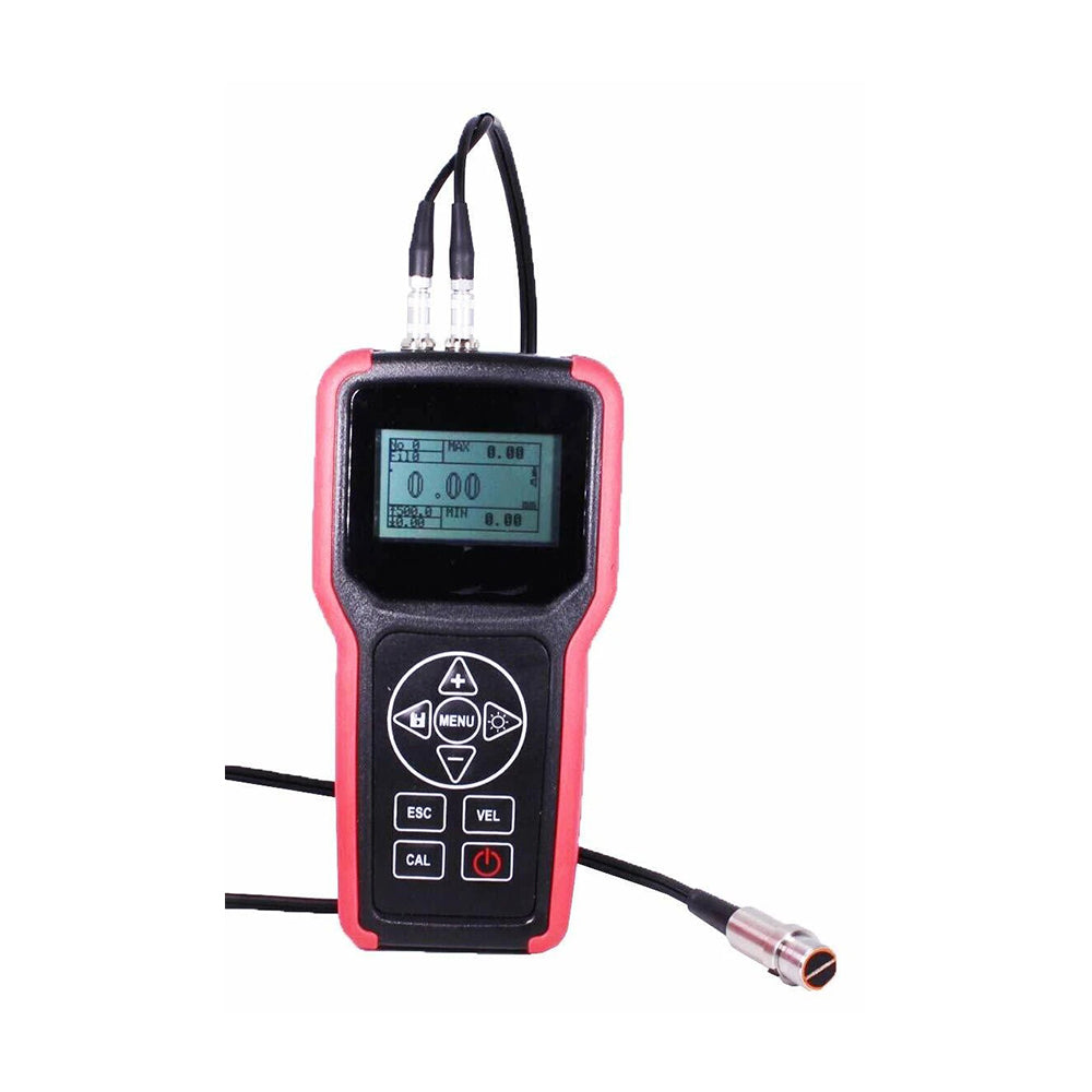 VTSYIQI Ultrasonic Metal Thickness Gauge for Metal Steel Cast Steel Aluminum Plastic Glass Fiber Glass Etc with Single Point Mode and Scan Mode Measuring Range 0.75 to 400 mm/0.03 to 15.74 Inch