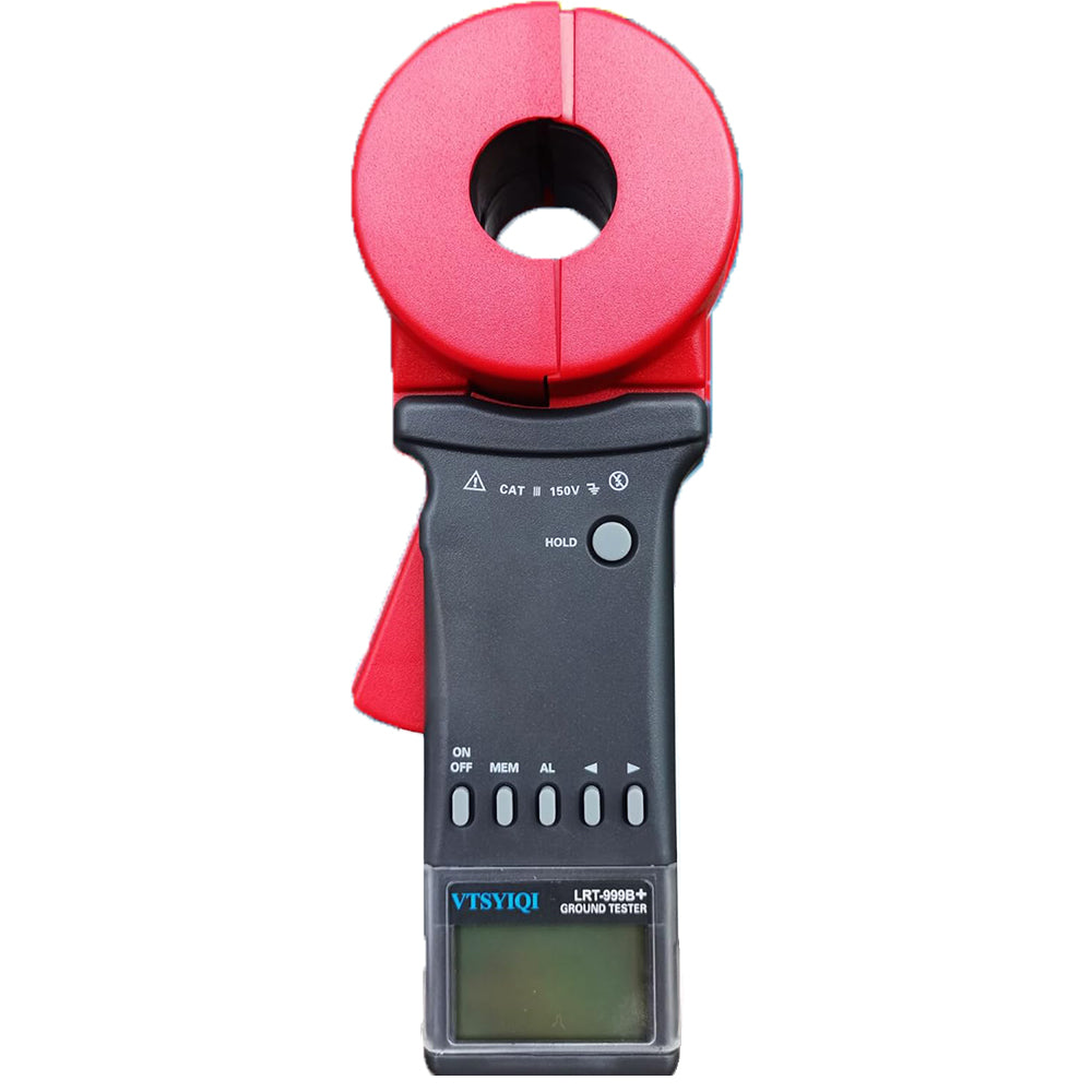 VTSYIQI Earth Resistance Tester Digital Clamp Meter Ground Resistance Tester Resistance with Clamp Jaw Size Φ32mm Resistance Resolution 0.001Ω Resistance Range 0.01Ω~200Ω Alarm Threshold Setting Range Resistance 1Ω~199Ω