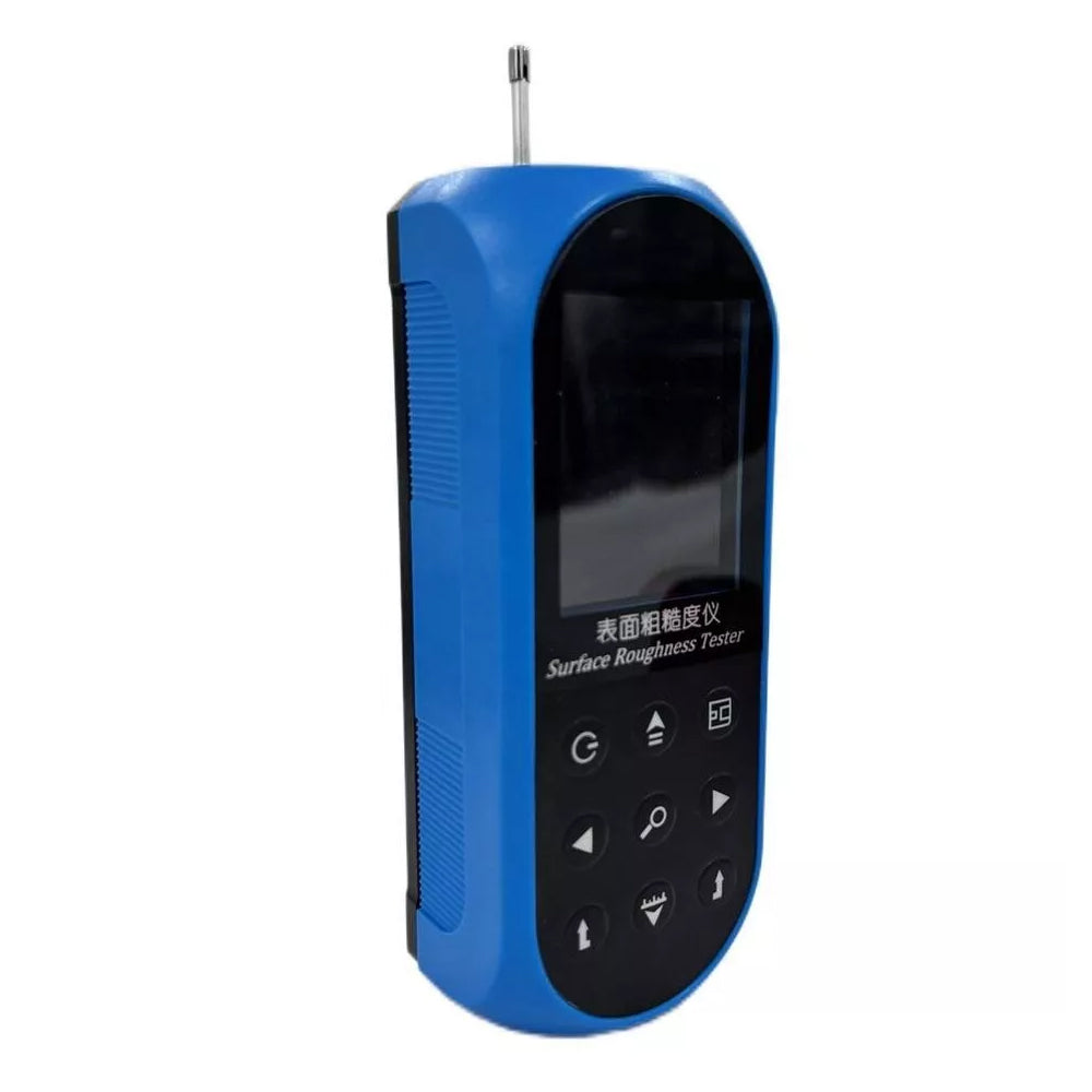 VTSYIQI Portable Surface Roughness Tester Surface Roughness Meter with Parameter Measuring Range Ra, Rq 0.005μm~16μm Rz, R3z, Ry, Rt, Rp, Rv 0.02μm~160μm Rsk 0~100% Rs, Rsm 1mm Rmr(tp) 0~100% Blue Shell ISO4287 Standard