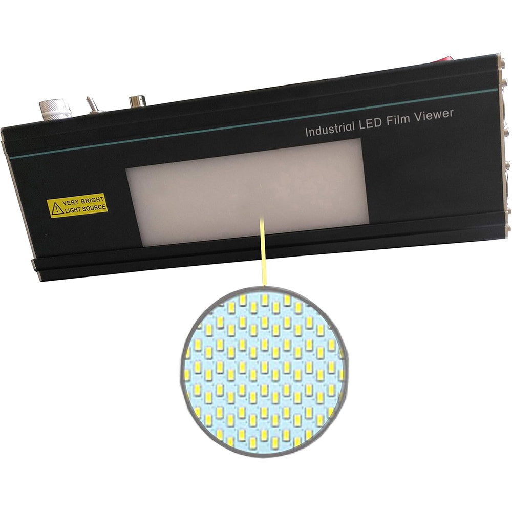 VTSYIQI LED Film Viewer Industrial NDT Radiography Film Viewer LED X-ray Film Illuminator with Max Light Intensity 300000 cd/㎡(800,000LUX) Observable Film Blackness >4.5D Power Consumption 150W