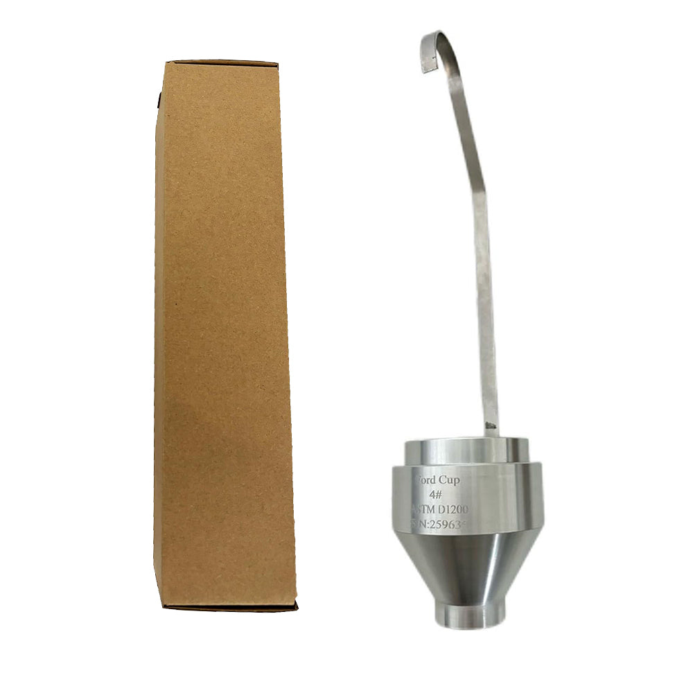 VTSYIQI Ford Flow Cup NO.4 Viscosity Measuring Cup with Measuring Range 70-370 CST Diameter of Hole 4.10mm Cup Volume 100±1ml ASTM D 1200 Standard utflow Time 20-105 sec