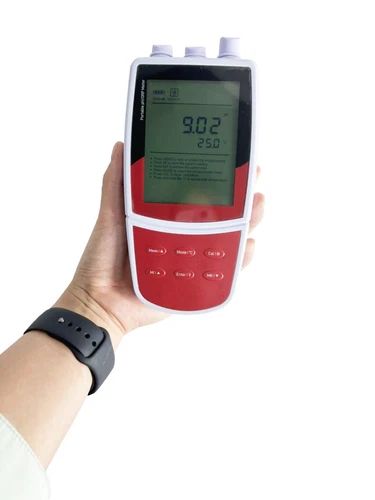 VTSYIQI Portable ORP Meter Handheld ORP Meter with Conductivity Standard Solutions ORP Resolution 0.1/1 mV Selectable Accuracy ±0.2 mV Range -1999.9 to 1999.9 mV USB Communication Interface Backlit LCD Display Measurement Modes Relative / Absolute mV