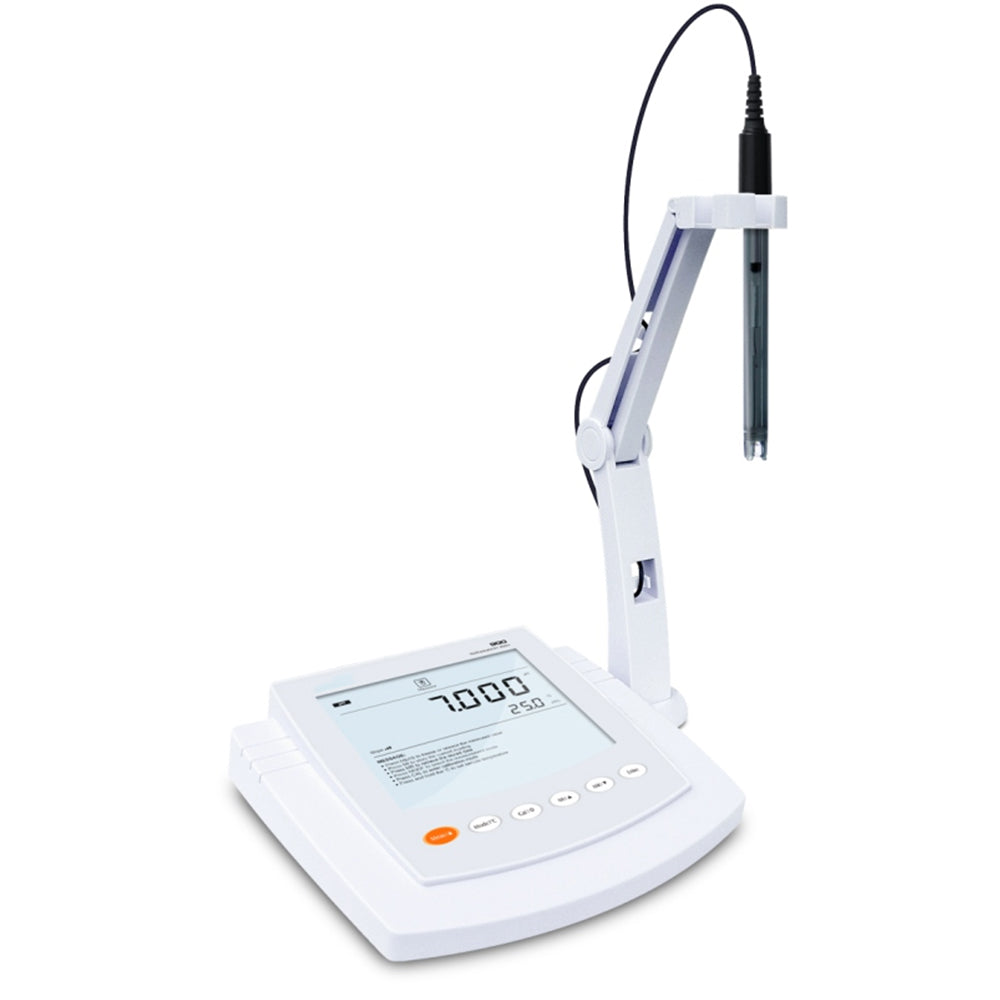 VTSYIQI Laboratory Multiparameter Water Quality Meter Analyzer with Range -1999.9 to 1999.9 mV Conductivity Standard Solutions USB Communication Interface for Measuring pH mV ORP Ion Concentration Conductivity TDS Salinity Resistivity DO
