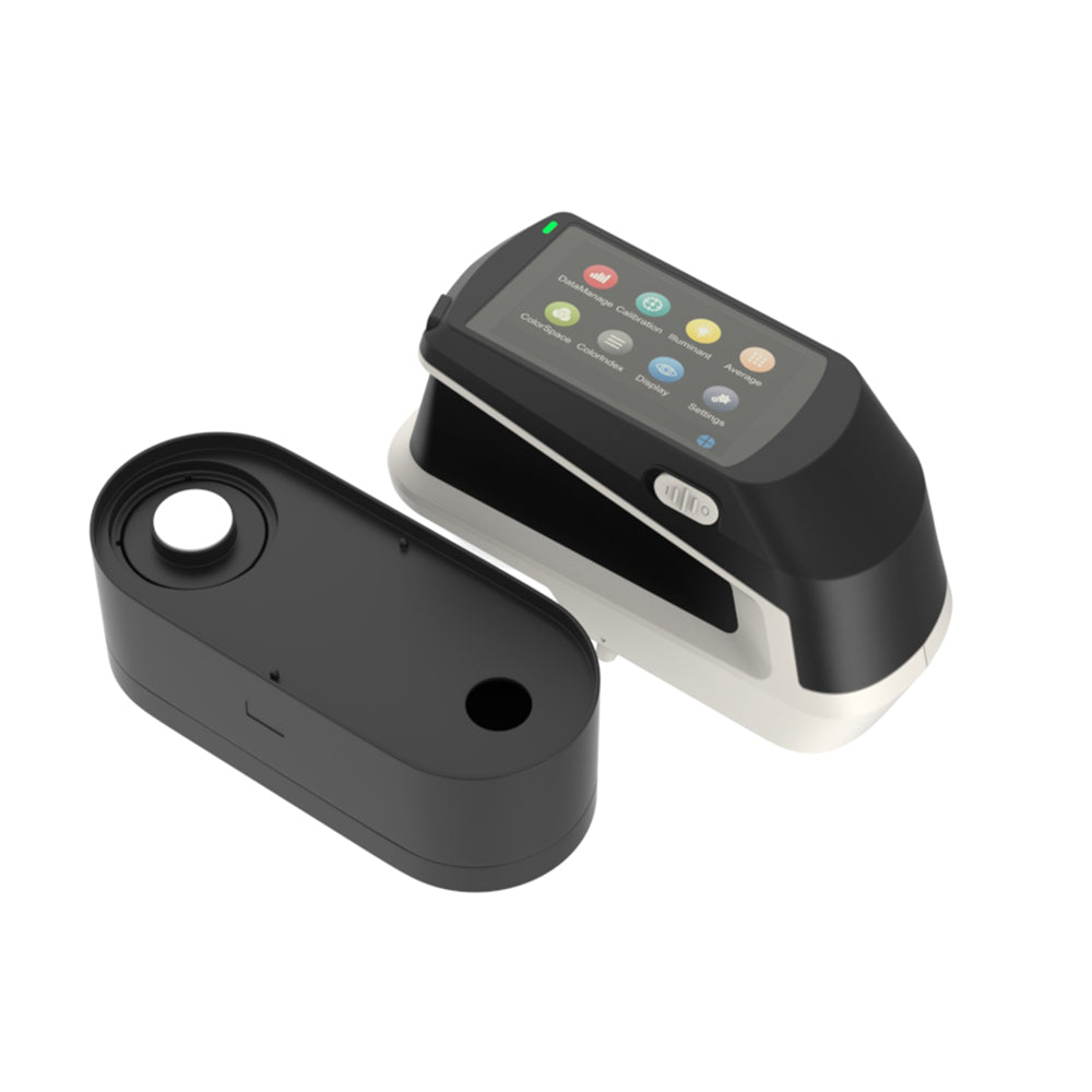 VTSYIQI Portable Spectrophotometer with Measuring Aperture 12mm 11mm 10mm 6mm 5mm 3mm 1*3mm Illumination 45/0 Repeatability Spectral Reflectance MAV, Standard Deviation ≤ 0.07% Data Memory Standard 1000 Pcs Sample 30000 Pcs