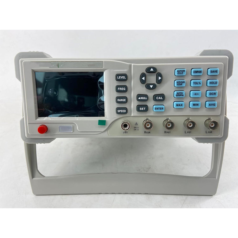 VTSYIQI Benchtop LCR Meter Bridge Tester Inductance Resistance Capacitance Tester with Frequency 12 Points 100Hz 120Hz 200Hz 400Hz 800Hz 1kHz 2kHz 4kHz 8kHz 10kHz 15kHz 20kHz Accuracy 0.1% USB RS232 Communication Interface