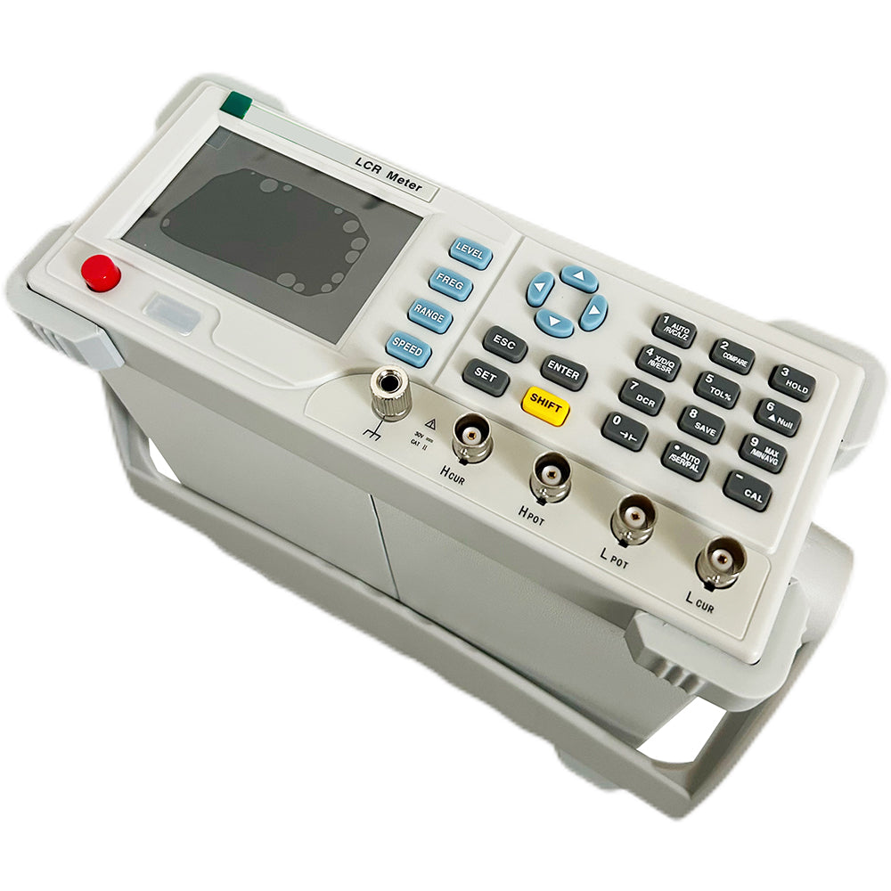 VTSYIQI Benchtop LCR Meter Bridge Inductance Resistance Capacitance Meter with Continuously Adjustable Frequency 10Hz-100kHz 1Hz Step Basic Accuracy 0.1% USB RS232 Communication Interface