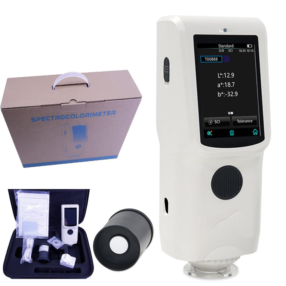 VTSYIQI Portable Spectrophotometer Spectro Color Meter Tester with Rep