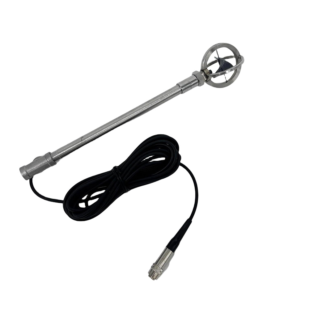 VTSYIQI Water Speed Meter Sensor Transducer Probe with 5m Cable Speed Range 0.01-10.00m/s for FM-100V10 Type Flow Velocity Meter Open Channel Water Speed Meter