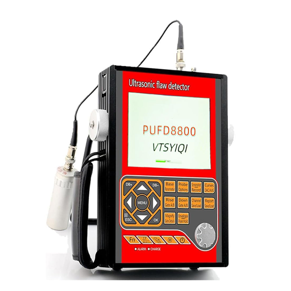 VTSYIQI Portable Ultrasonic Flaw Detector NDT Defectoscope Tester Analysis Tool with Range 0 to 15000mm Sound Speed Range 1000-20000m/s Repetition Frequency 20-2000Hz USB Communication