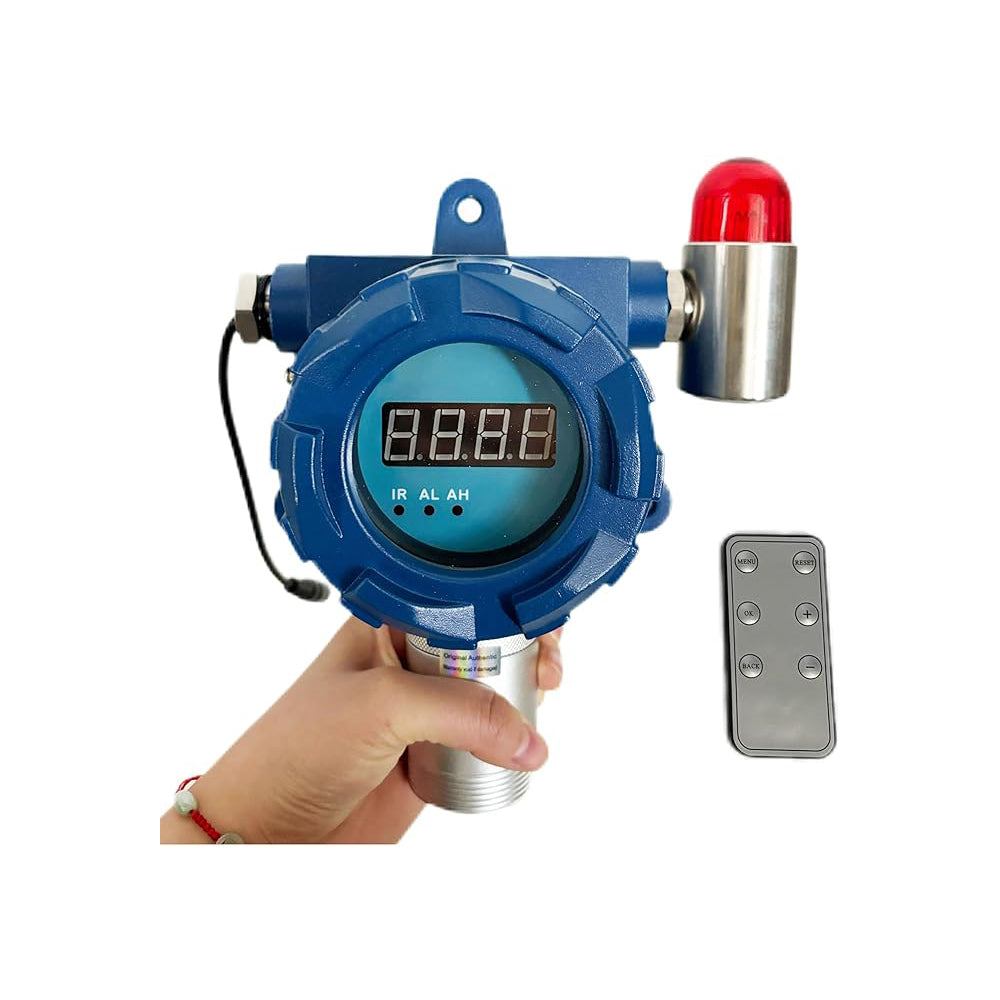 VTSYIQI NO2 Gas Detector Nitrogen Dioxide Gas Leak Alarm with Measuring Range 0-50ppm Resolution 0.01ppm Sound & Light Alarm Electrochemical Principle Infrared Remote Control High Brightness Digital Tube Display