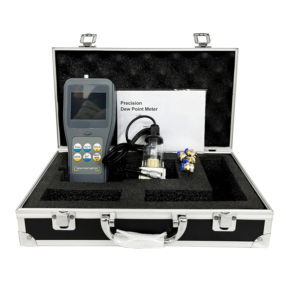 VTSYIQI Split Type Dew Point Meter DewPoint Analyzer with Separate Sen
